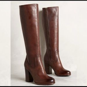 Frye tall boots with heel size 9